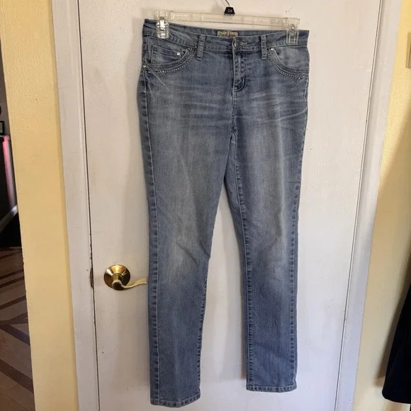 EARL JEANS Women's RN#89302 STRAIGHT‎ LEG Stretch Medium Wash - Size 6 - Picture 2 of 14